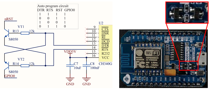 Implementation of noodemcu reset